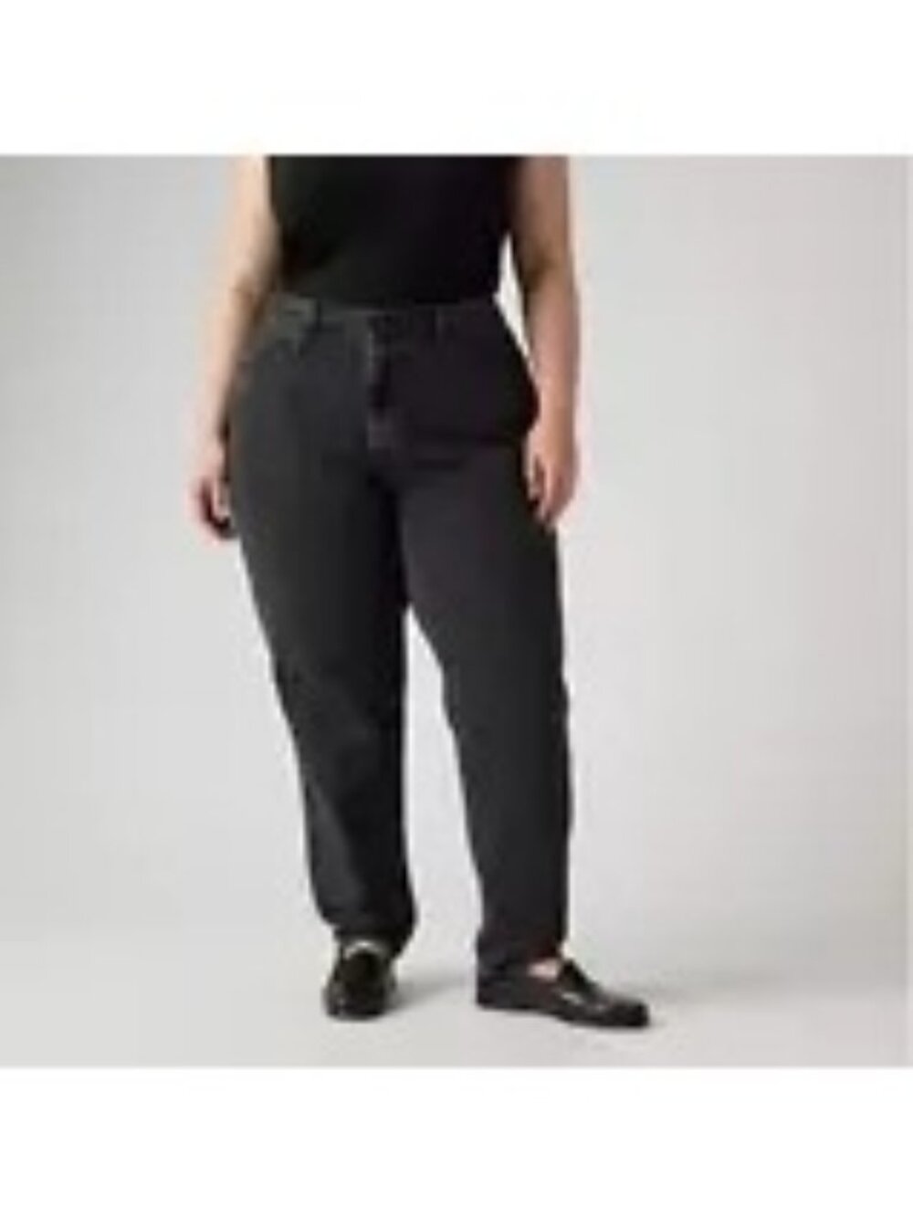 No Boundaries Jeans Size 11 Black Straight Leg High Rise Stretch Dark Wash